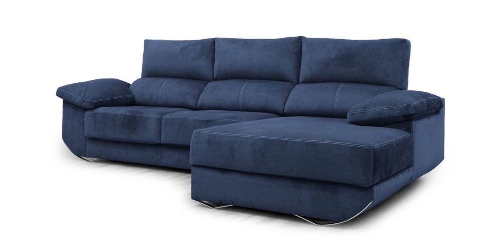 Alice Chaiselong deslizantes XXL - Azul Marino