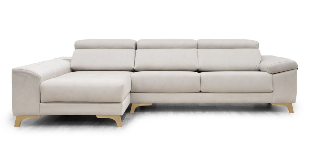 Amelia Chaiselong deslizante - Blanco - pata natural