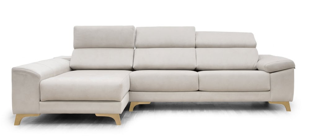 Amelia Chaiselong deslizante - Blanco - pata natural