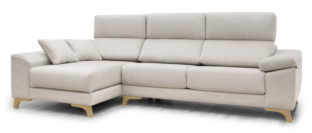 Amelia Chaiselong deslizante - Blanco - pata natural