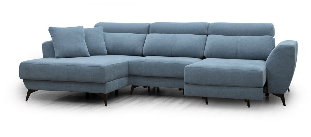 Ampuria Chaiselong deslizante XXL - Azul