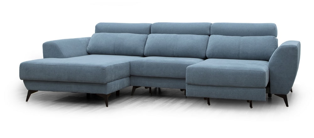 Ampuria Chaiselong deslizante XXL - Azul