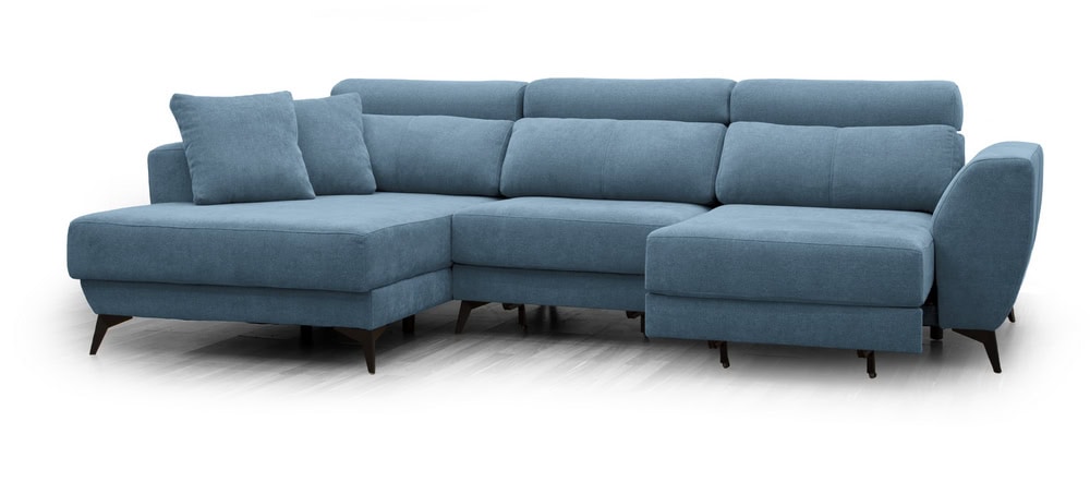 Ampuria Chaiselong deslizante XXL - Azul