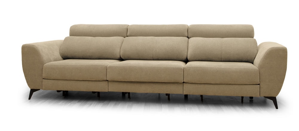 Ampuria Sofá 3 asientos deslizantes XXL - Beige