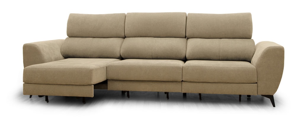 Ampuria Sofá 3 asientos deslizantes XXL - Beige