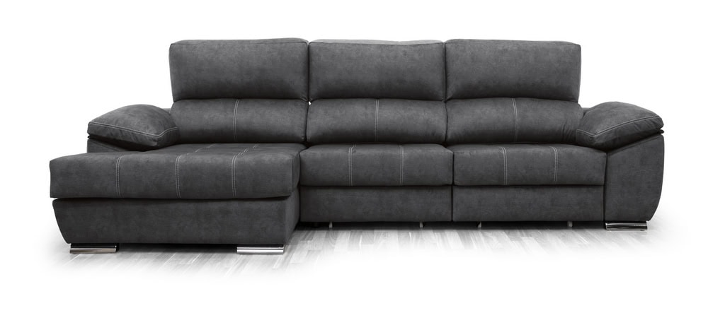 Dina Chaiselong deslizante XXL - Gris Antracita