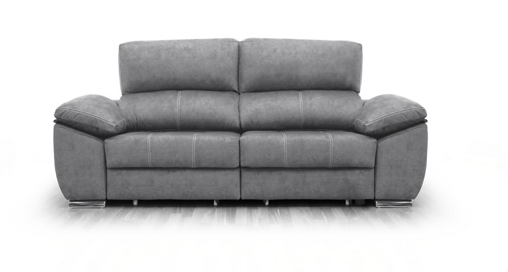 Dina Sofá 2 asientos deslizantes XXL - Gris Claro