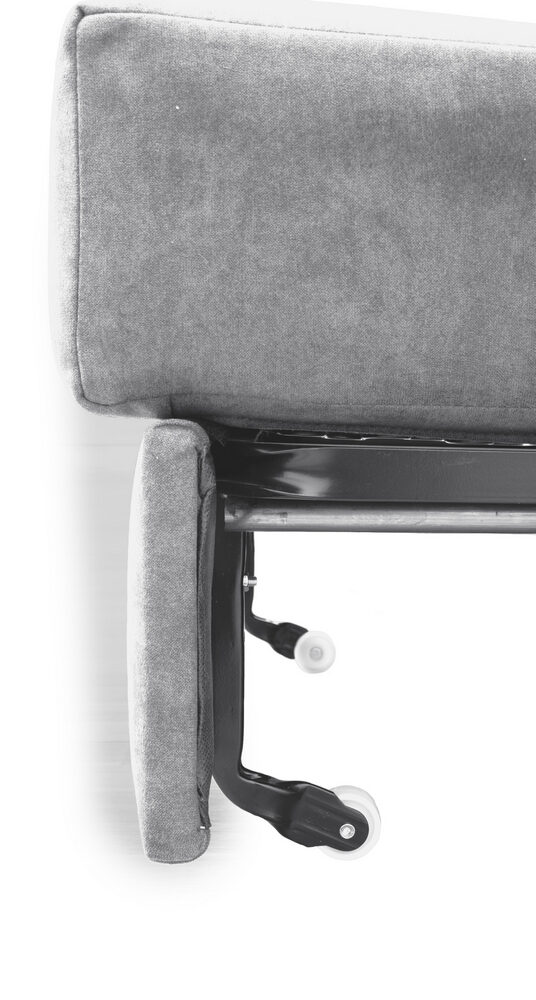 Dina Sofá 2 asientos deslizantes XXL - Gris Claro